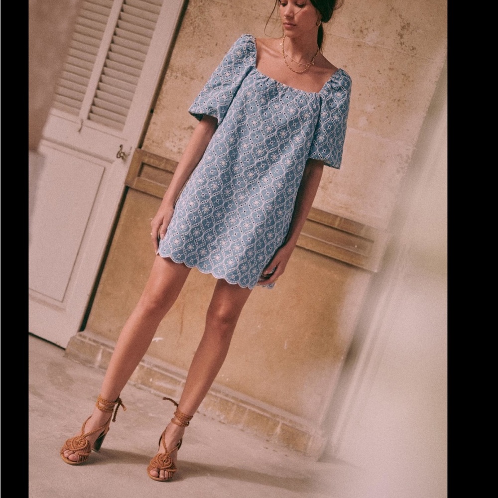 Sezane babydoll dress NWT